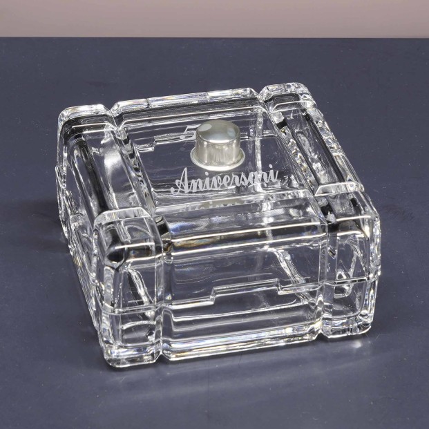 Crystal candy dish - CUBA-ANNIVERSARY Collection - Size 014.