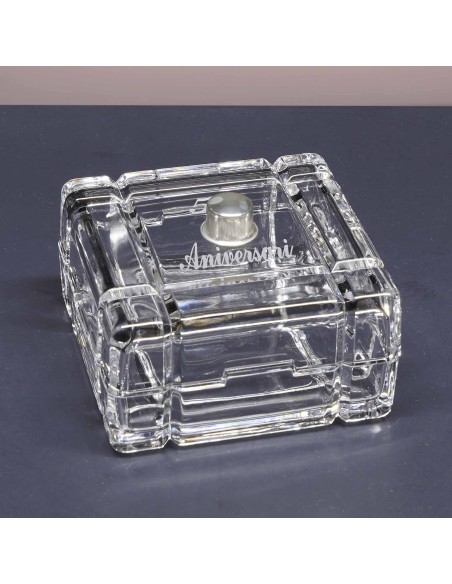 Crystal candy dish - CUBA-ANNIVERSARY Collection - Size 014.