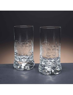 Juego de 6 vasos altos de cristal para whisky o agua - Colección 1164 - Talla 066. 2
