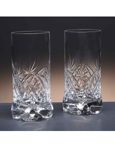 Juego de 6 vasos altos de cristal para whisky o agua - Colección 1164 - Talla 105 2