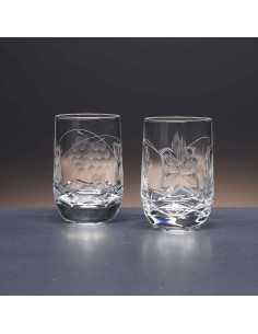 Juego de 6 vasos de cristal para chupitos de licor o whisky - Colección LOTO - Talla 066. 2