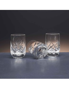 Juego de 6 vasos de cristal para chupitos de licor o whisky - Colección LOTO - Talla 082. 2