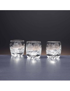 Juego de 6 vasos de cristal para chupitos de licor o whisky - Colección GALAXIA - Talla 057. 2