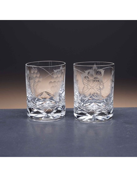 Juego de 6 vasos de cristal para chupitos de licor o whisky - Colección 25089 - Talla 066.