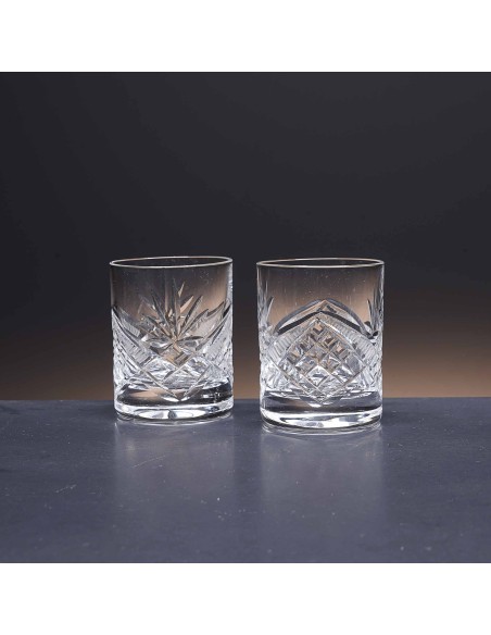 Juego de 6 vasos de cristal para chupitos de licor o whisky - Colección 25089 - Talla 105.