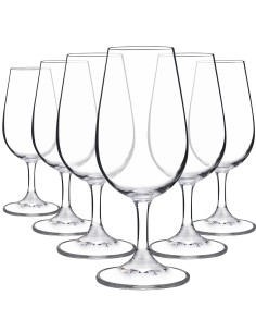Juego de 6 copas de cristal para vino - Catavinos - Colección 40336.