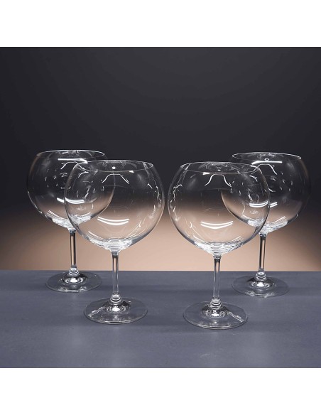 Juego de 4 copas de cristal para gin tonic - Colección GIN&TONIC.