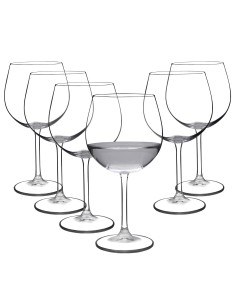 Juego de 6 copas de cristal para vino o agua - Colección GASTRO RESERVA.