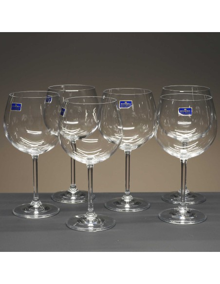 Juego de 6 copas de cristal para vino o agua - Colección GASTRO RESERVA.