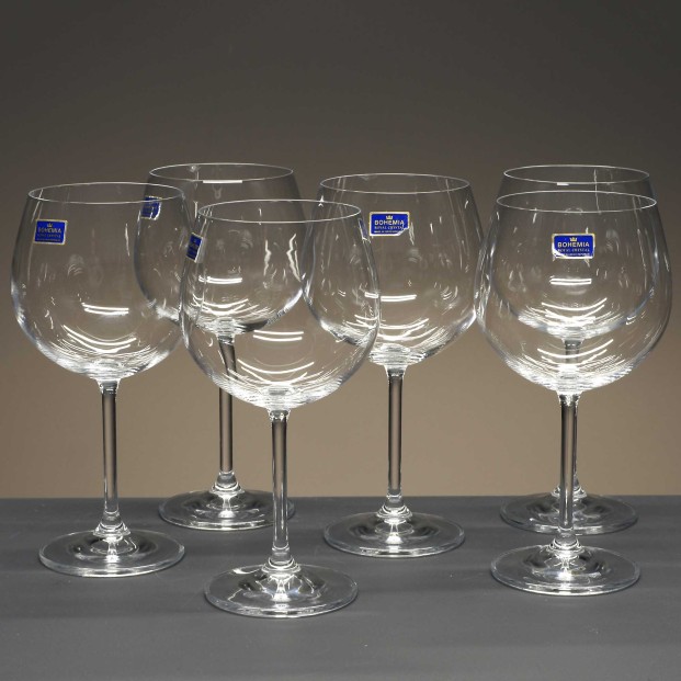 Juego de 6 copas de cristal para vino o agua - Colección GASTRO RESERVA.