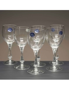 Juego de 6 copas de cristal para licor - Colección BETTY.