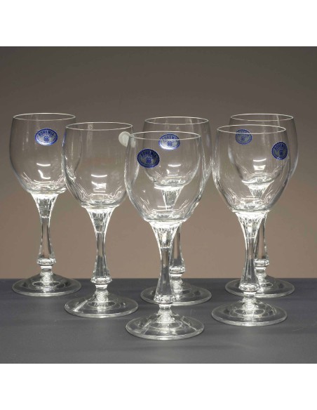 Juego de 6 copas de cristal para licor - Colección BETTY.