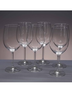 Juego de 6 copas de cristal para vino o agua - Colección GASTRO BORGOÑA. 2
