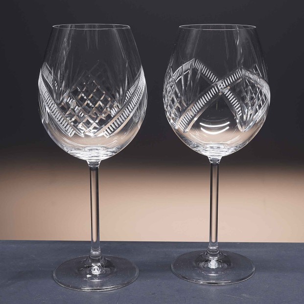 Juego de 6 copas de cristal para vino o agua - Colección GASTRO BORGOÑA - Talla 090.