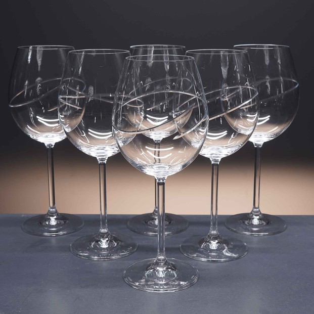 Juego de 6 copas de cristal para vino o agua - Colección GASTRO BORGOÑA - Talla 423.