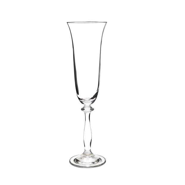 Juego de 18 copas de cristal para champán - Colección ANGELA.