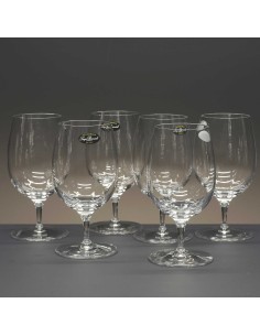 Juego de 6 copas de cristal para cerveza - Colección PALACE.