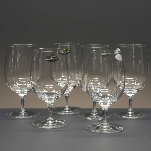 Juego de 6 copas de cristal para cerveza - Colección PALACE.