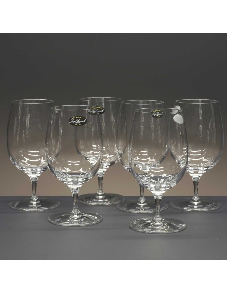 Juego de 6 copas de cristal para cerveza - Colección PALACE.
