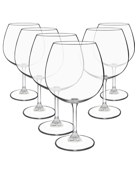 Juego de 6 copas de cristal para gin tonic - Colección GIN TONIC.