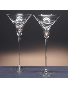 Conjunto de 6 copas de cristal para martini - Colección FASCINATION - Talla 428.