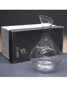 Decantador de cristal - Colección 31B06-GRABADO - Grabación personalizada. 2