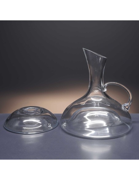 Decantador de cristal con asa - Colección 92054.