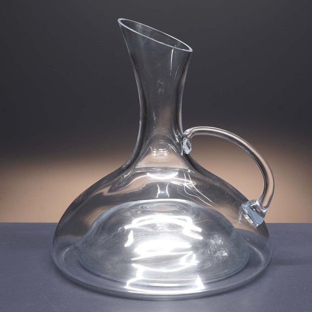 Decantador de cristal con asa - Colección 92054.