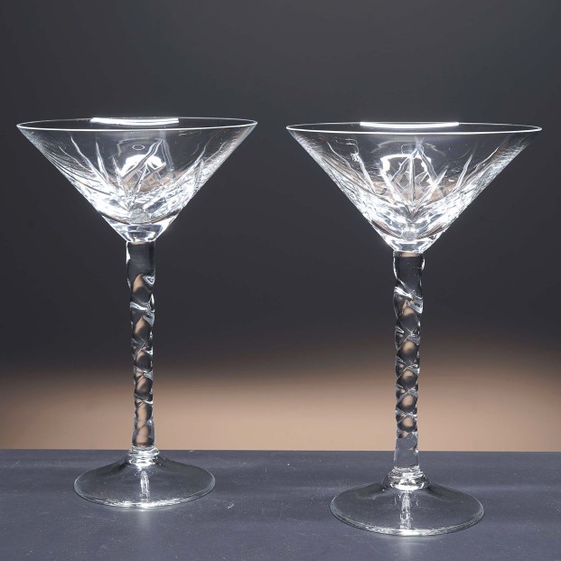 Set de 2 copas de cristal para martini - Colección R7-211 - Talla 405.