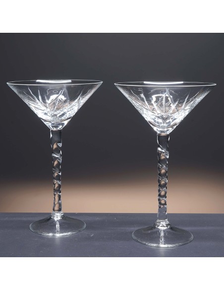 Set de 2 copas de cristal para martini - Colección R7-211 - Talla 405.