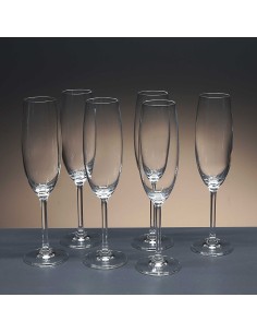 Set de 6 copas de cristal para champán - Colección GASTRO. 2