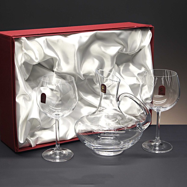 Set de 2 copas de cristal para vino o agua+decantador - Colección GASTRO RESERVA+34104.