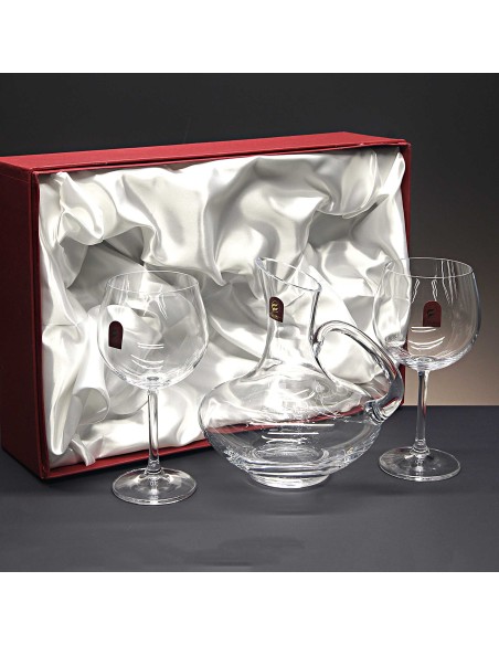 Set de 2 copas de cristal para vino o agua+decantador - Colección GASTRO RESERVA+34104.