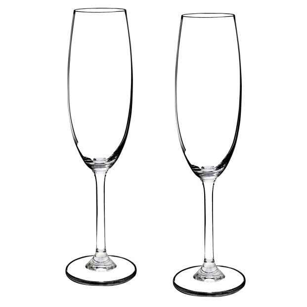Set de 2 copas de cristal para champán - Colección GASTRO.