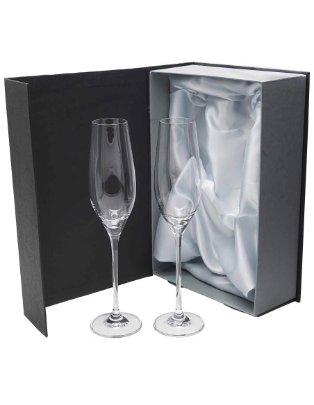 Set de 2 copas de cristal para champán - Colección CELEBRATION.