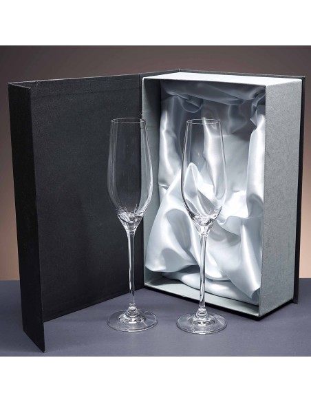 Set de 2 copas de cristal para champán - Colección CELEBRATION.