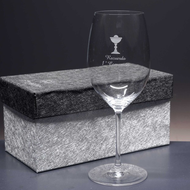 Set de 1 copas de cristal para vino - Colección STYLE-ANIVERSARIO - Talla 018.