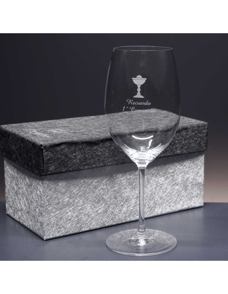 Set de 1 copas de cristal para vino - Colección STYLE-ANIVERSARIO - Talla 018.