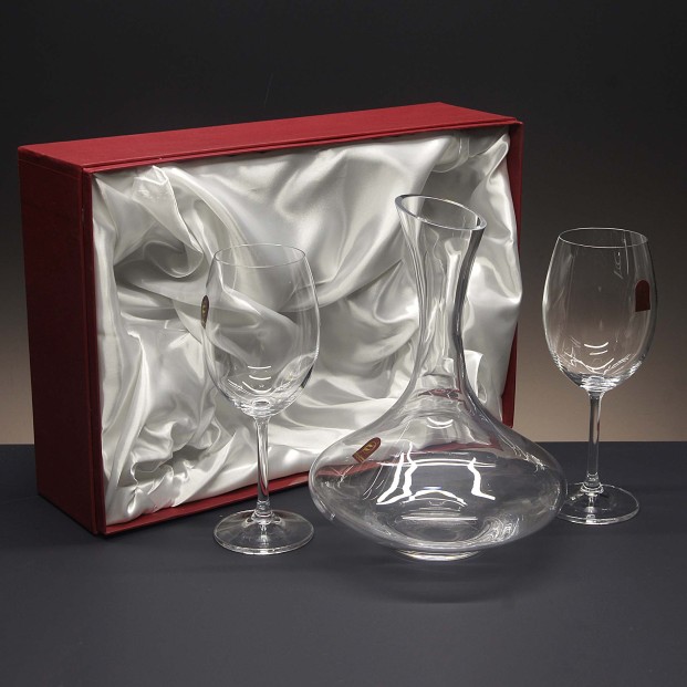 Set de 2 copas de cristal para vino o agua+decantador - Colección GASTRO BORGOÑA+3651.