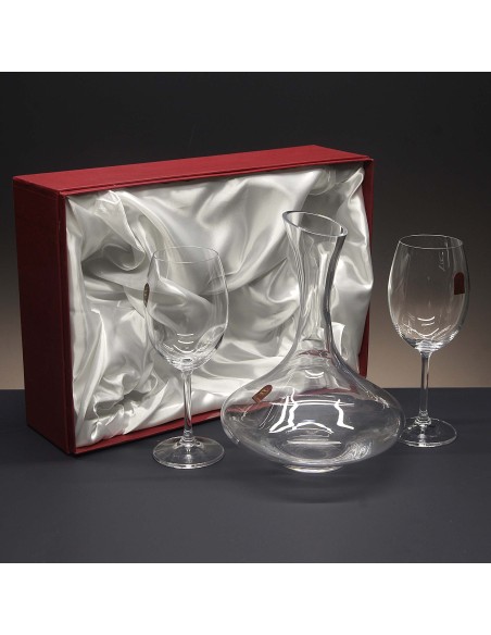 Set de 2 copas de cristal para vino o agua+decantador - Colección GASTRO BORGOÑA+3651.