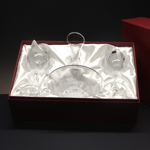 Set de 2 copas de cristal para vino o agua+decantador - Colección GASTRO BORGOÑA+3651.