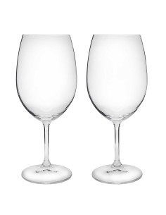 Set de 2 copas de cristal para vino o agua - Colección CRISTALLIN.