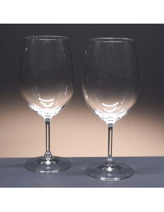 Set de 2 copas de cristal para vino o agua - Colección CRISTALLIN. 2