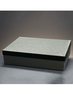 Set de 6 copas de cristal para champán+bandeja de madera color wenge rectangular - Colección CRISTALLIN. 2