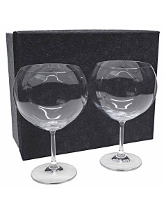 Set de 2 copas de cristal para gin tonic - Colección GIN TONIC.