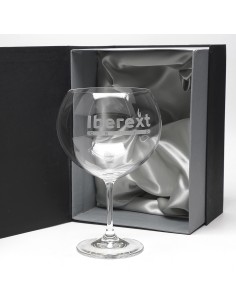 Set de 1 copa de cristal para gin tonic - Colección GIN TONIC-GRABADO - Grabación personalizada.