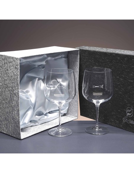 Set de 2 copas de cristal para gin tonic - Colección PREMIUM.