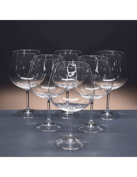 Set de 6 copas de cristal para gin tonic - Colección GIN 820.