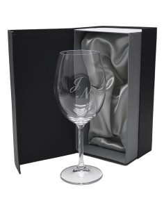 Set de 1 copa de cristal para vino o agua - Colección GASTRO BORGOÑA-GRABADO - Grabación personalizada.