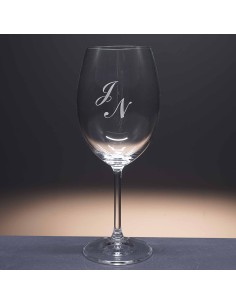Set de 1 copa de cristal para vino o agua - Colección GASTRO BORGOÑA-GRABADO - Grabación personalizada. 2